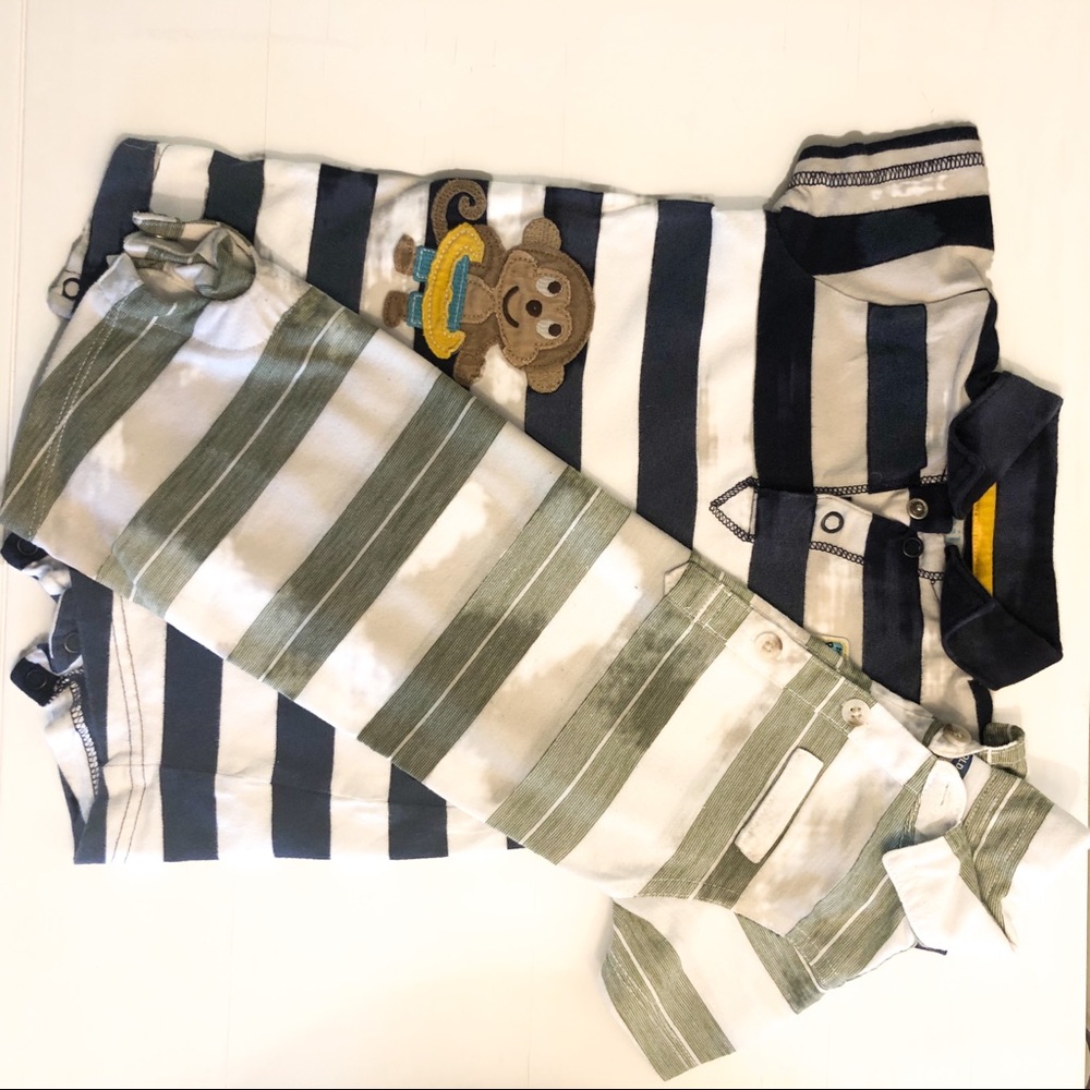Carters and Old Navy rompers 2 pc 6 months